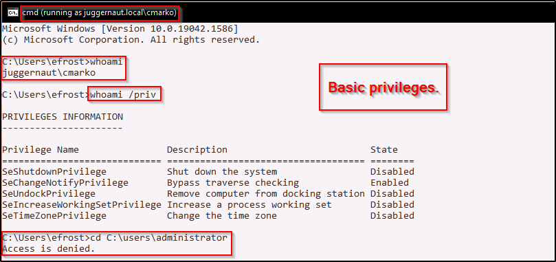 administrator - Force cmd.exe prompt to run NOT as admin - Super User